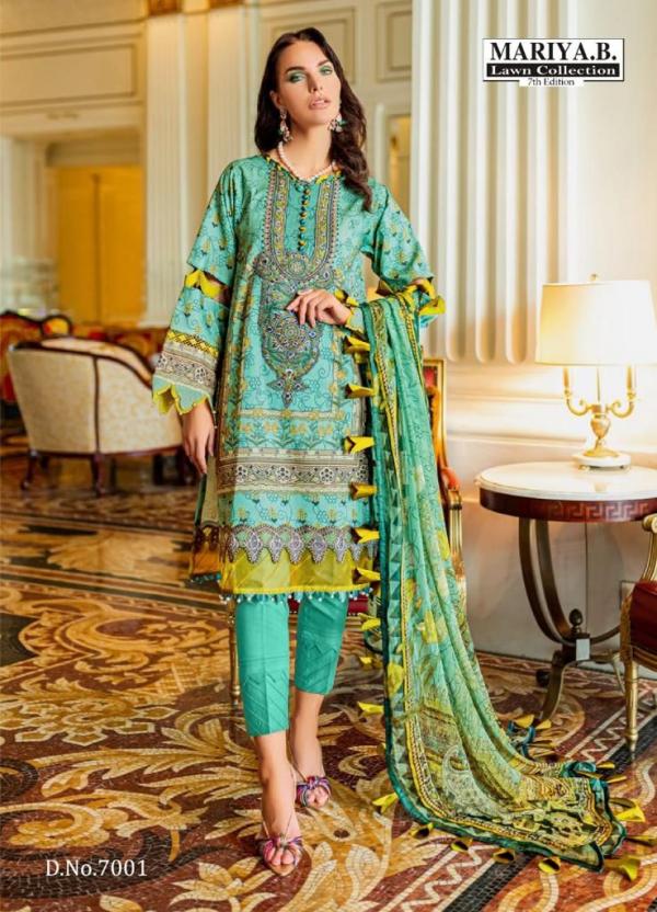 Mariya B Lawn Vol-7 Lawn Cotton Designer Dress Material